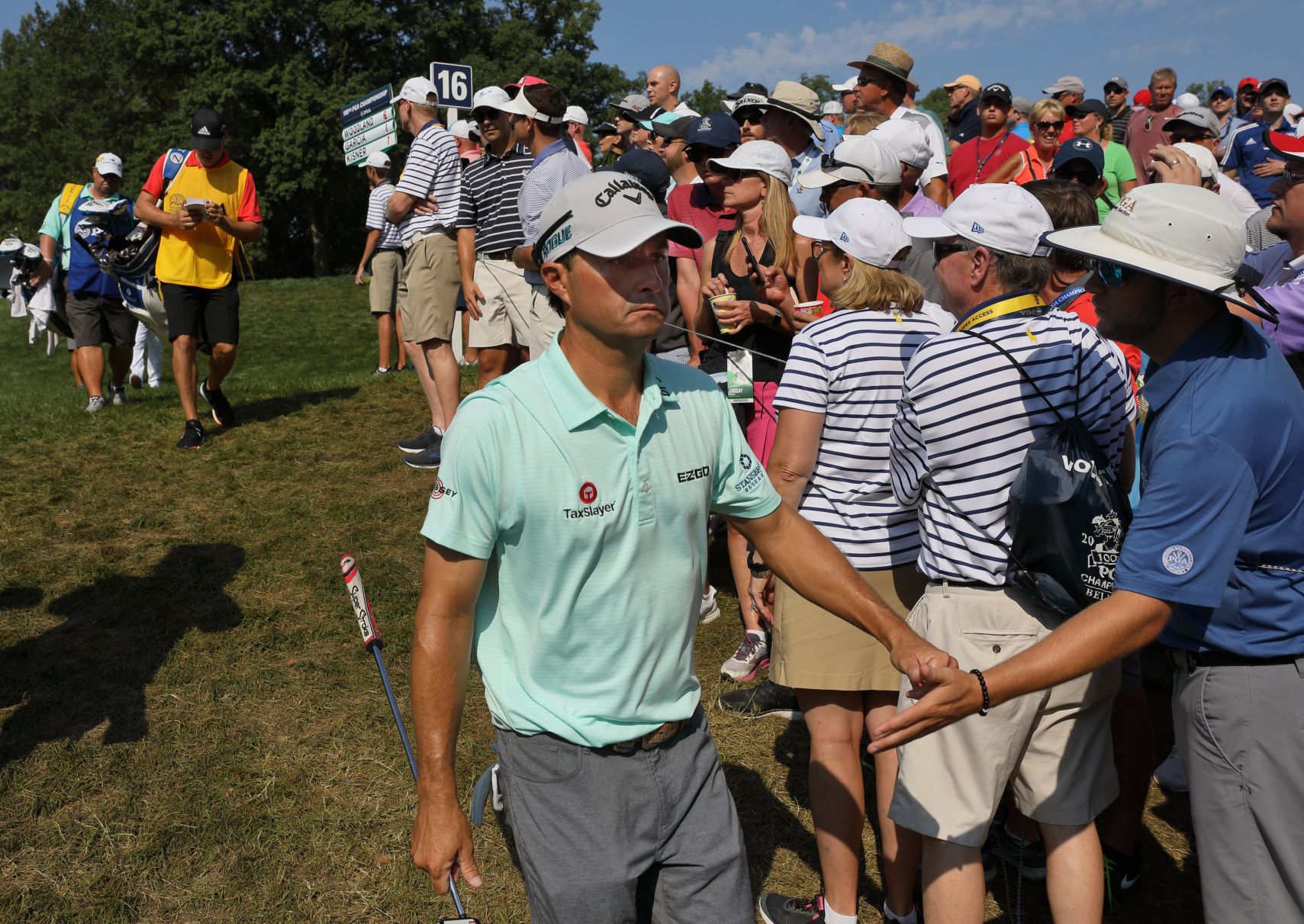 100th PGA Championship at Bellerive Country Club, round two